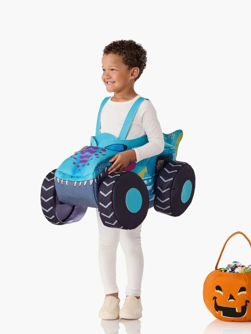 Pottery Barn x Hot Wheels Monster Trucks Mega Wrex Ride-On Toddler Costume NWT